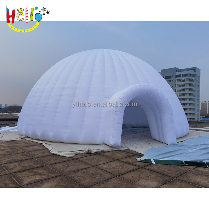 inflatable dome tent inflatable Yurt tent with lights for commercial event