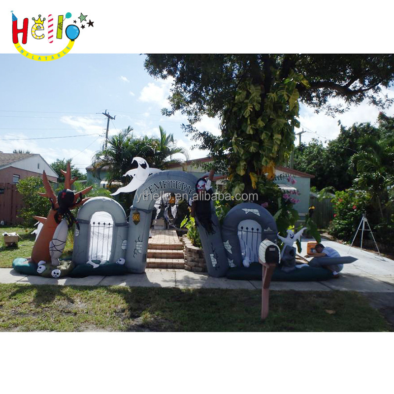 advertising Halloween inflatable decoration Inflatable halloween arch blow up gate  for sale