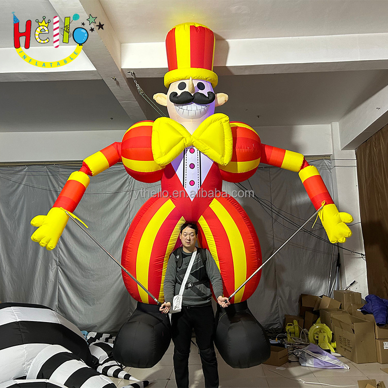 New Design Inflatable Parade Costume Walking Inflatable Clown Dancing Puppet