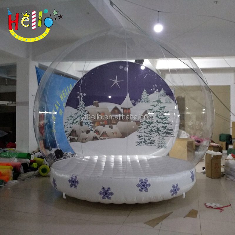 outhouse christmas blow up photo booth yard decorations snow globe inflatable