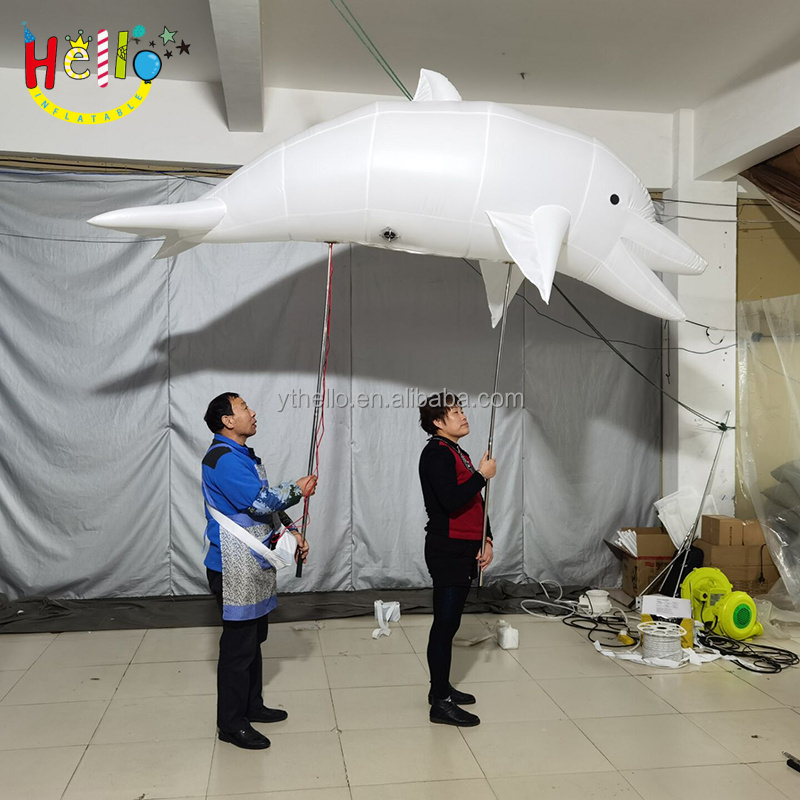 Inflatable Marine Animals Model Balloon Puppet Inflatable Dolphin Costume for Parade