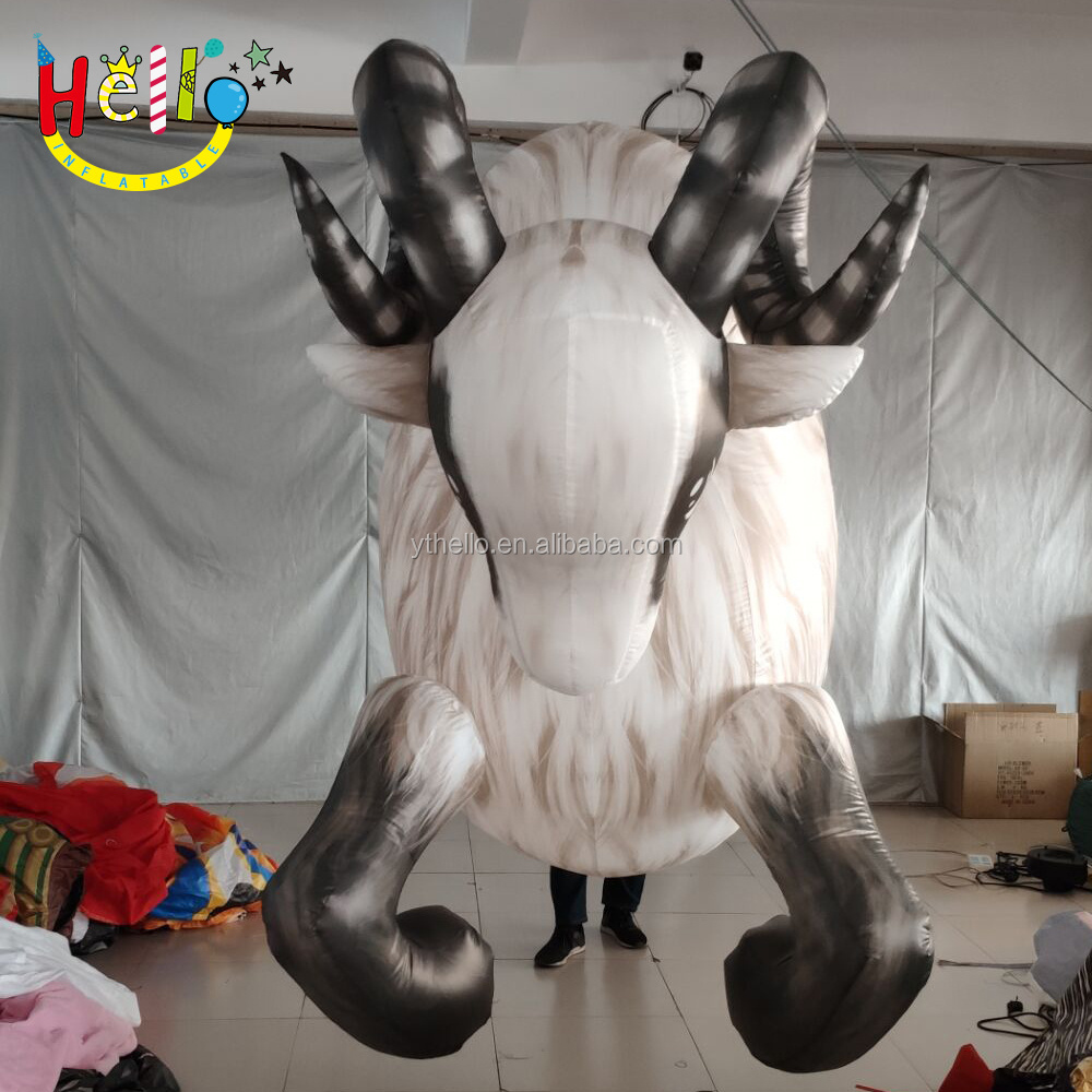 giant customized inflatable animal walking costume goat for advertising