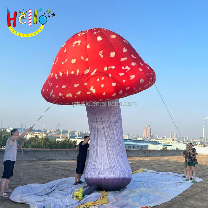 Hot sale giant inflatable mushroom, decoration inflatable mushrooms for music festival