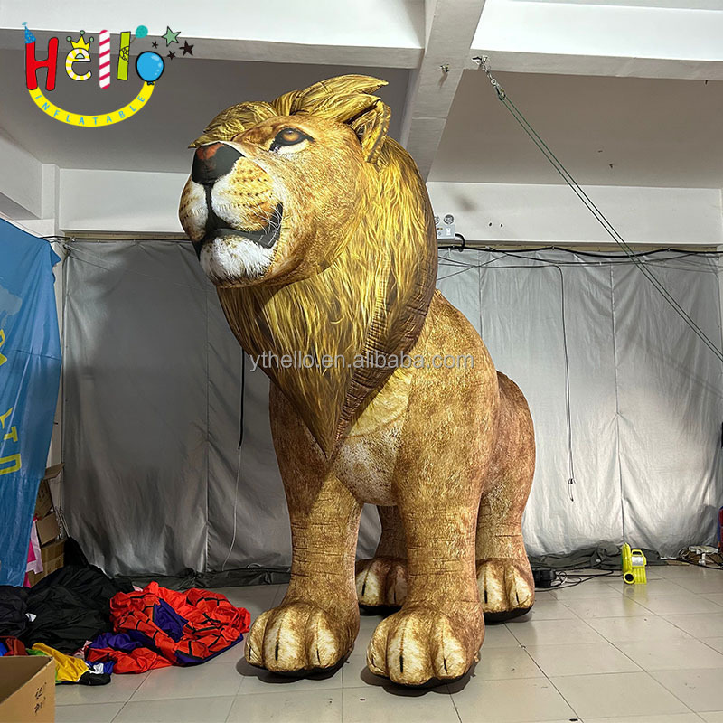 Factory Customized Giant Party Decoration Inflatable Wild Animals Inflatable Lion