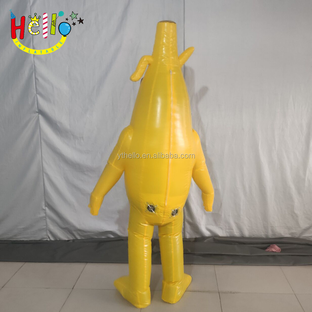 Halloween Cosplay Costumes Mascot Banana Inflatable Fruit pvc Costume