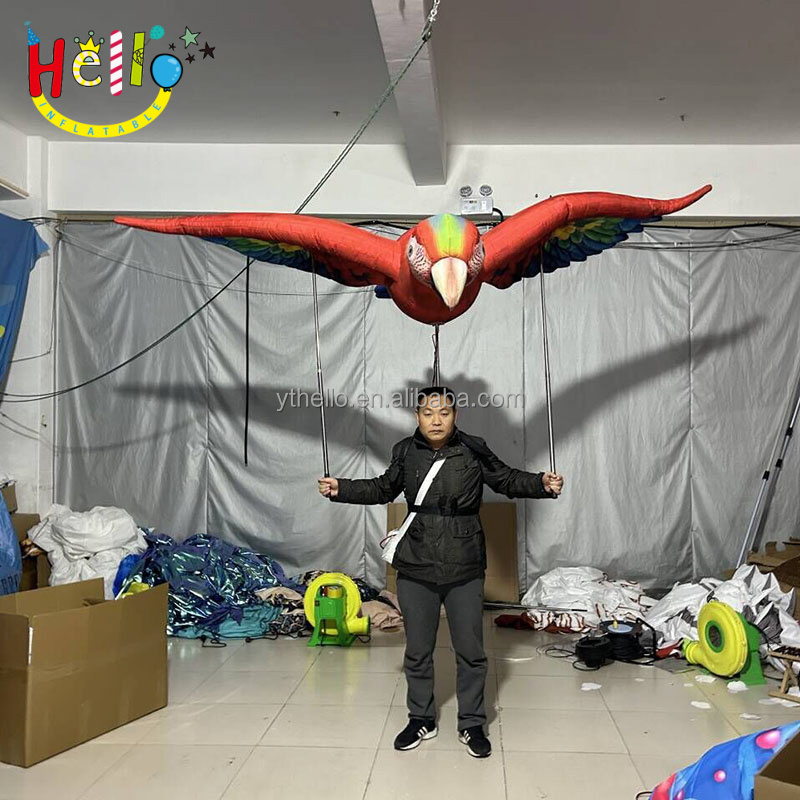 Hot Sale Inflatable Bird Costume Outdoor Walking Costume Inflatable Parrot Costume