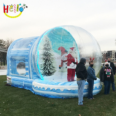 Transparent  Inflatable Christmas Tent Snow Globe Snowball Rental