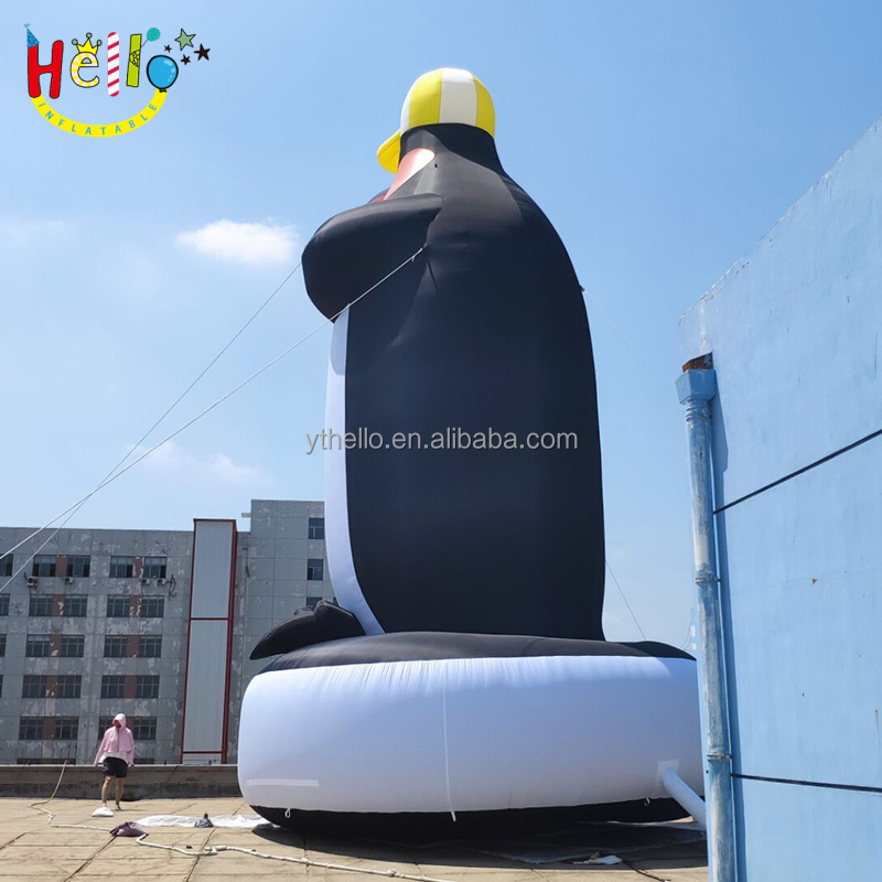 Customized Giant Inflatable Mascot Inflatable Penguin For Advertising