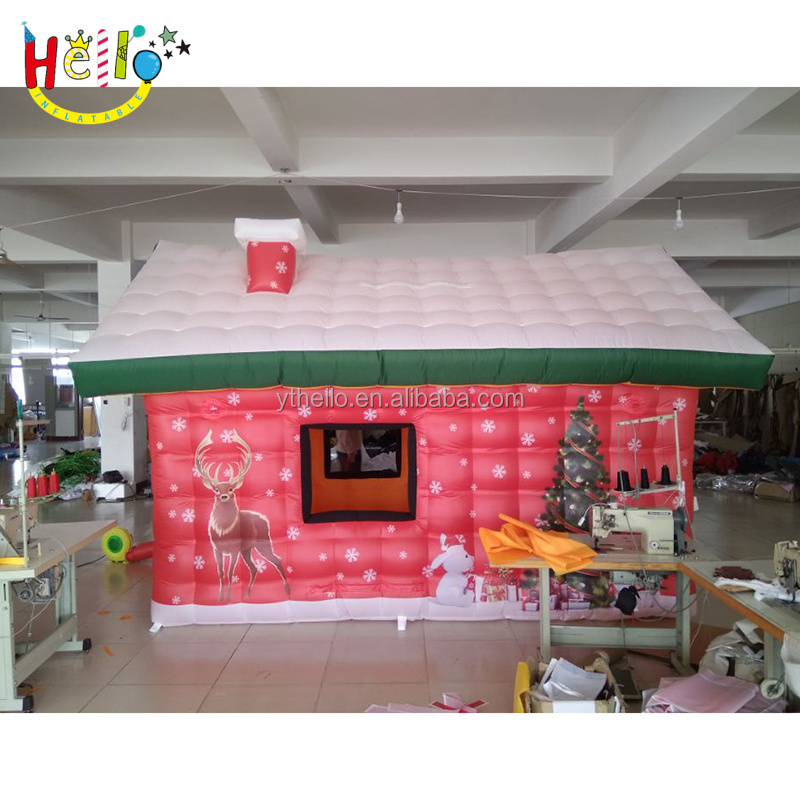 inflatable Camping Tent Hire Inflatable Christmas House Customize Inflatable Santa Grotto