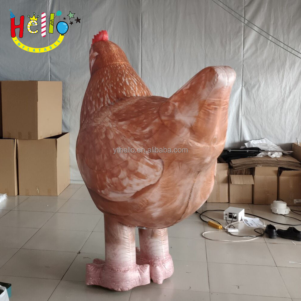 Event parada decoration inflatable hen costume inflatable chicken Cartoon animal costume for adult