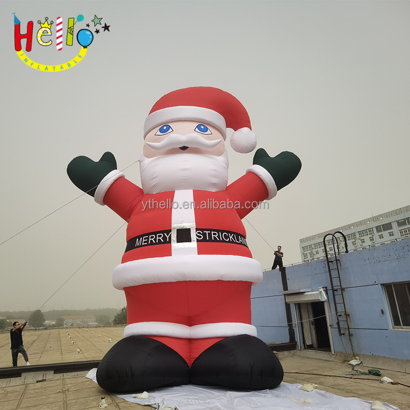 Xmas Patio Garden decorations inflatable christmas outside big size santa claus inflable