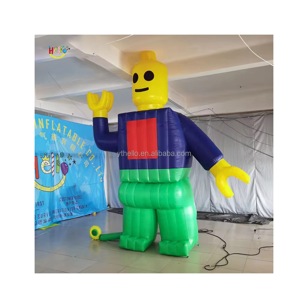 inflatable lego man cartoon model customized inflatable mascot