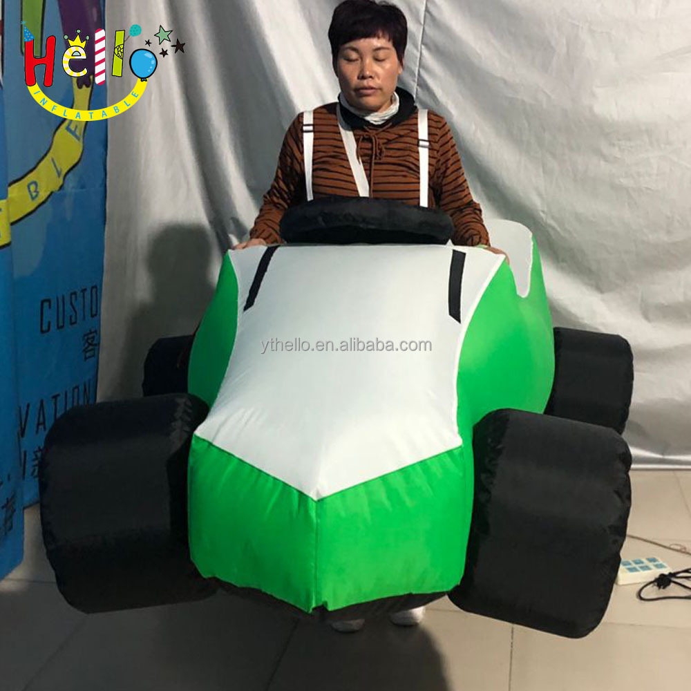 funny design Customized inflatable mascot walking car costume