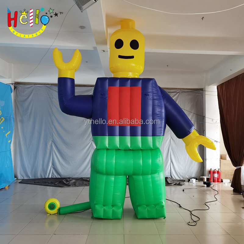 inflatable lego man cartoon model customized inflatable mascot