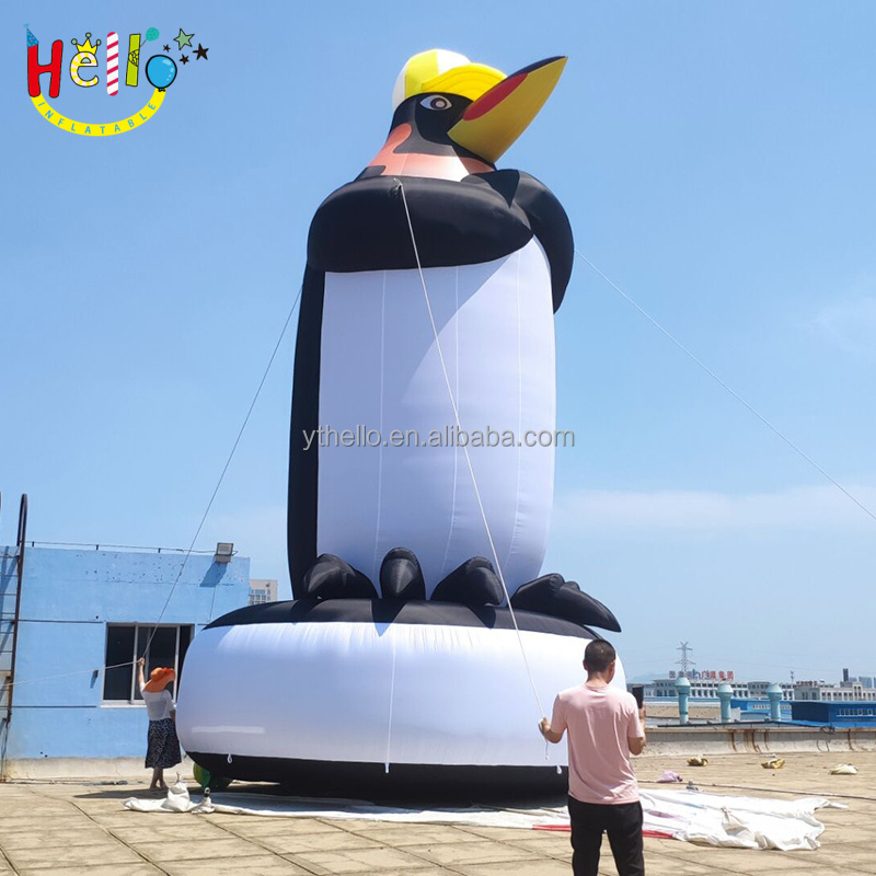 Customized Giant Inflatable Mascot Inflatable Penguin For Advertising