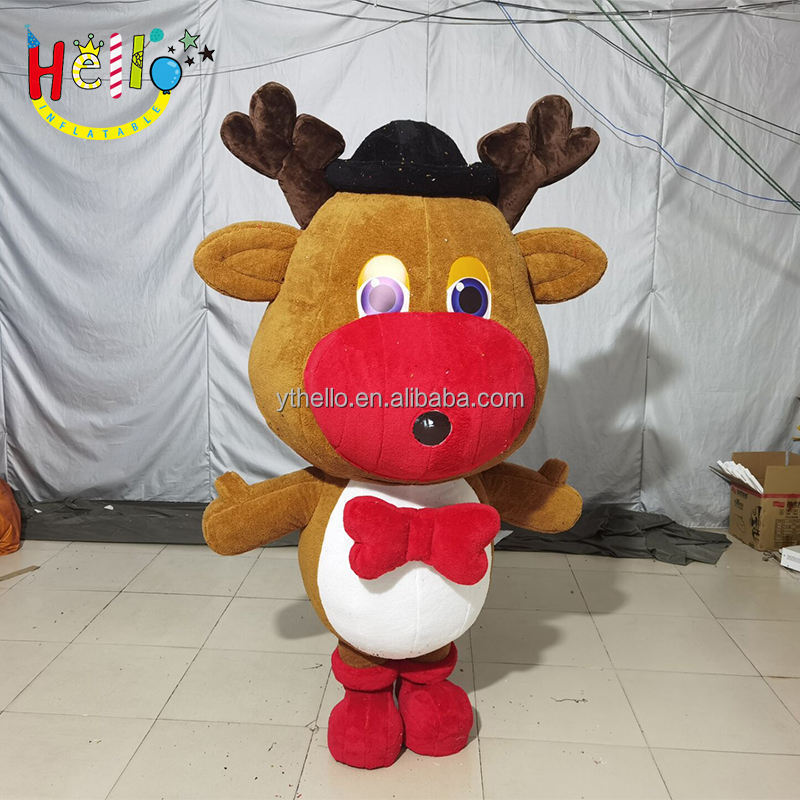 Christmas Celerbration Inflatable Cartoon Moose Inflatable Elk Costume Inflatable Christmas Deer Costume