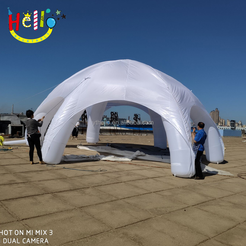 Customized huge dome spider tent inflatable commercial fair tents