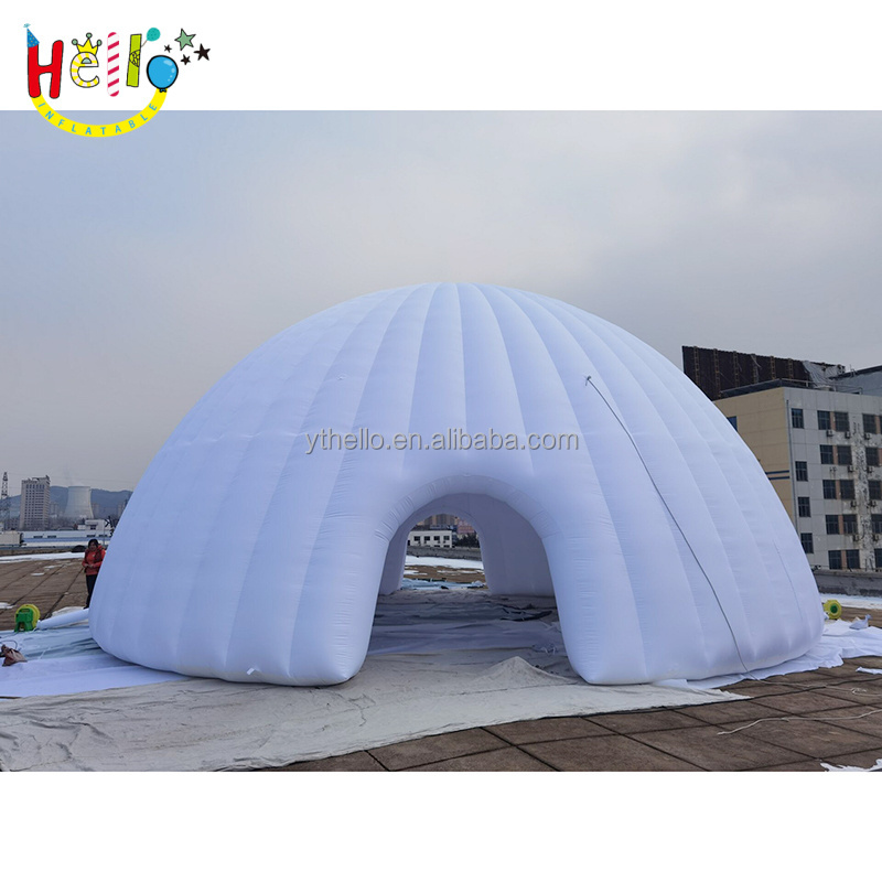 inflatable dome tent inflatable Yurt tent with lights for commercial event