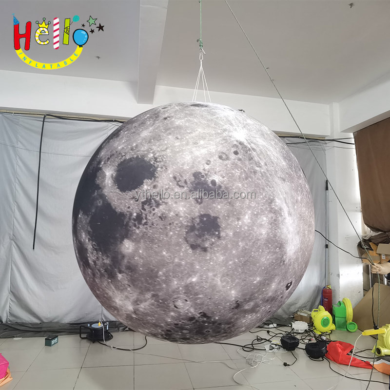 inflatable moon blow up planet hangable inflatable balloon decoration