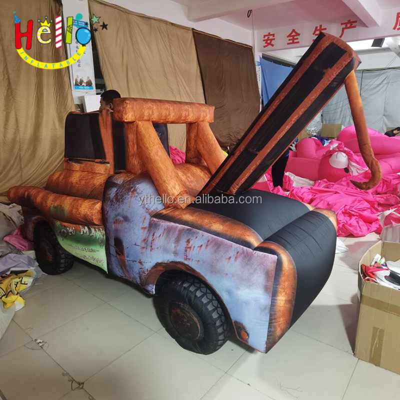 Customized Car Exhibition Parade Walking Inflatable Classic Car Costume Inflatable Crane Costume