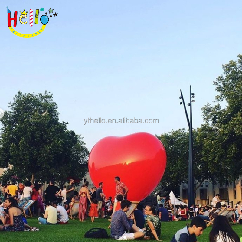 2021 Hot sale giant inflatable heart, inflatable heart shape for advertising