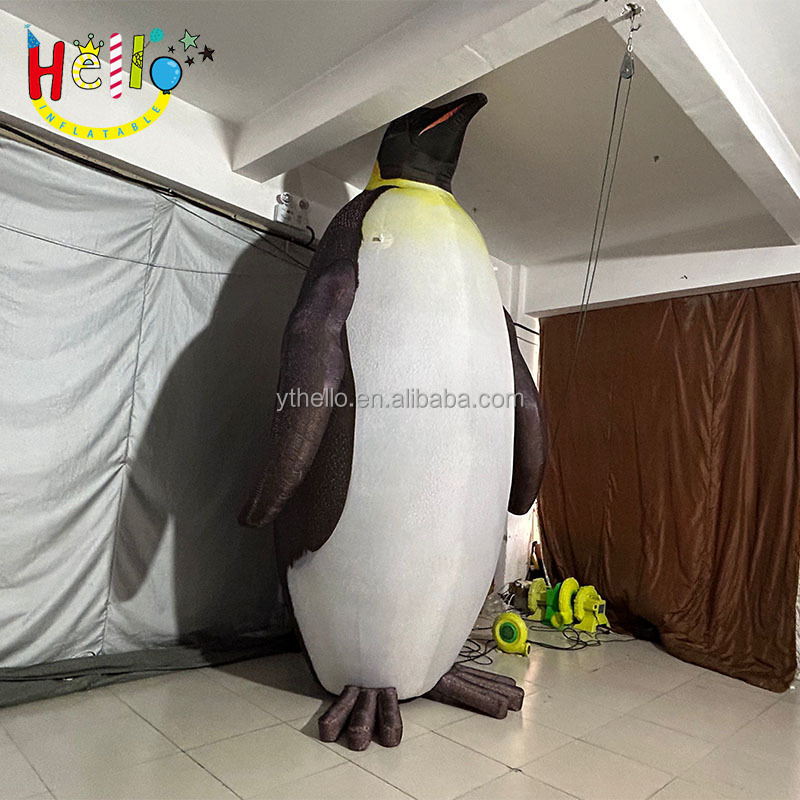 OEM Outdoor standing inflatable advertising model Giant inflatable Antarctic penguin