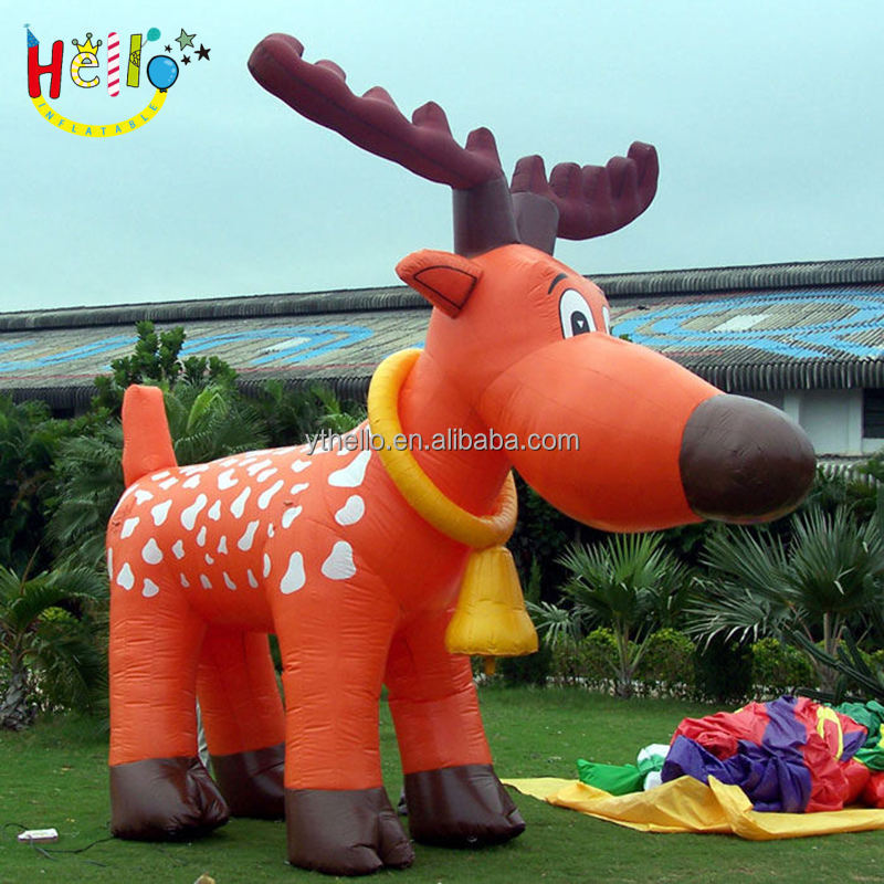 Outdoor inflatable huge elk funny inflatable large reindeer christmas decoration