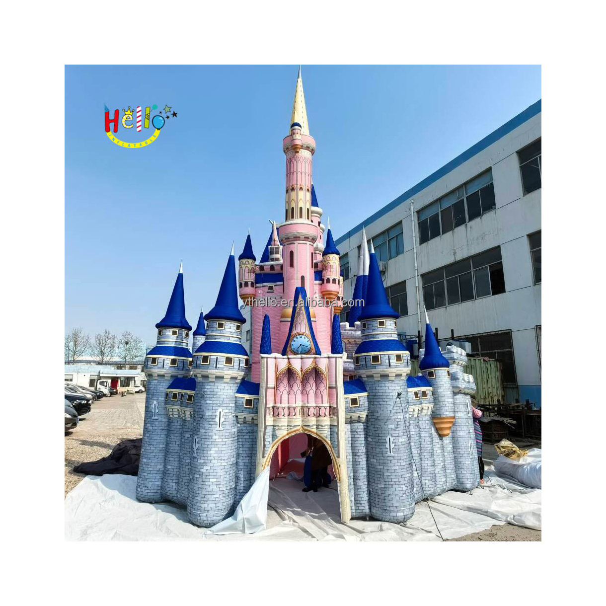 Customized Giant Building Tent Removable Castle Inflatable Church Tent for Wedding Event