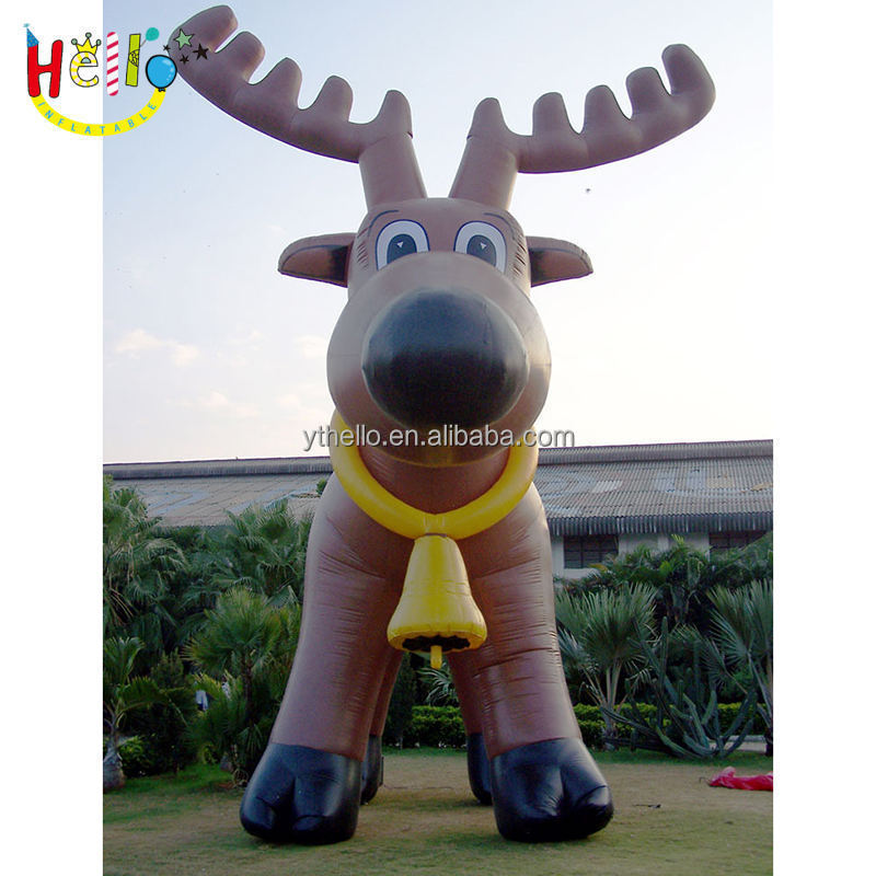 Outdoor inflatable huge elk funny inflatable large reindeer christmas decoration