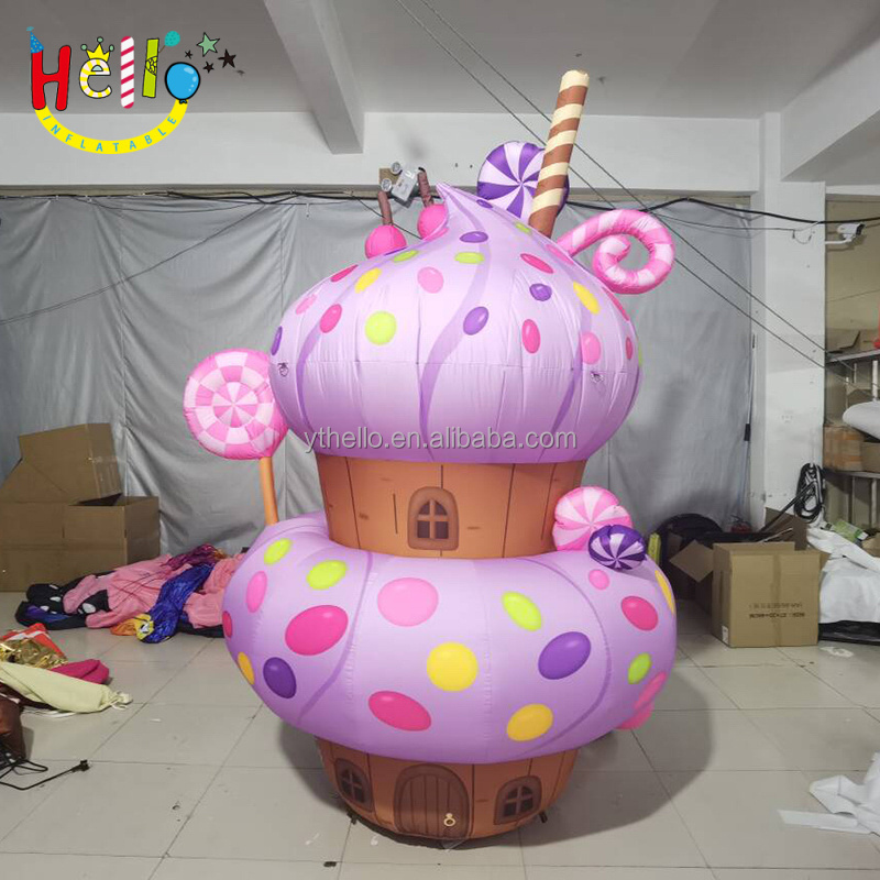 Birthday Party Decoration Inflatable Cake Dessert Model Inflatable Muffin Cupcakes