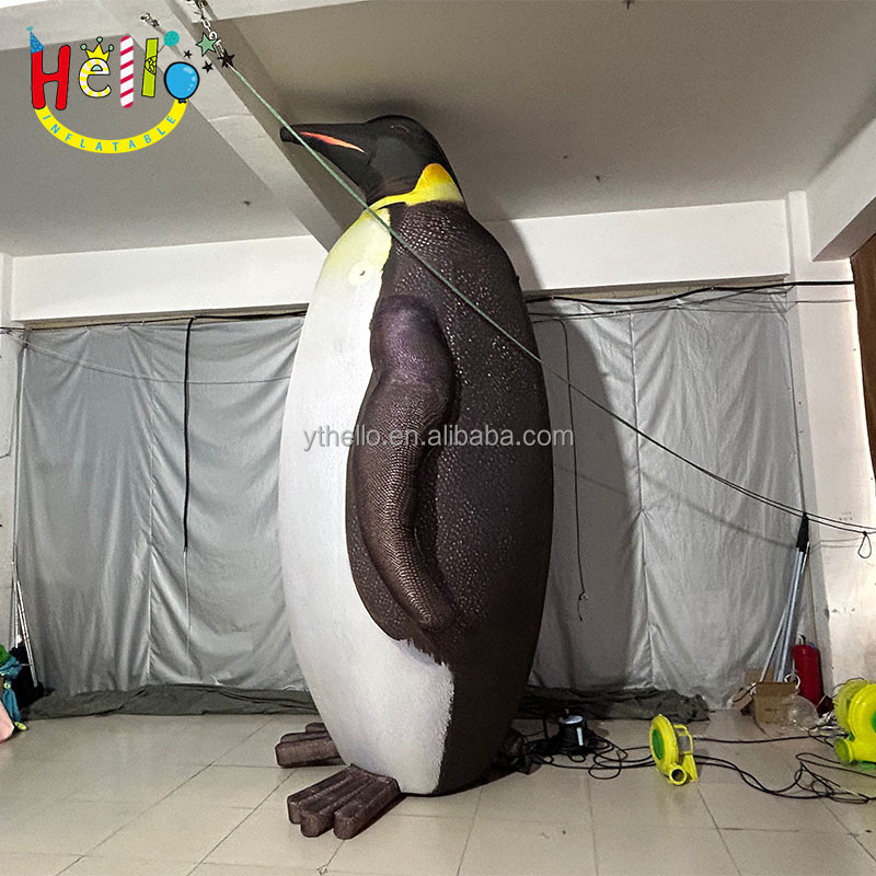 OEM Outdoor standing inflatable advertising model Giant inflatable Antarctic penguin