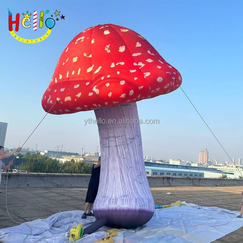 Hot sale giant inflatable mushroom, decoration inflatable mushrooms for music festival