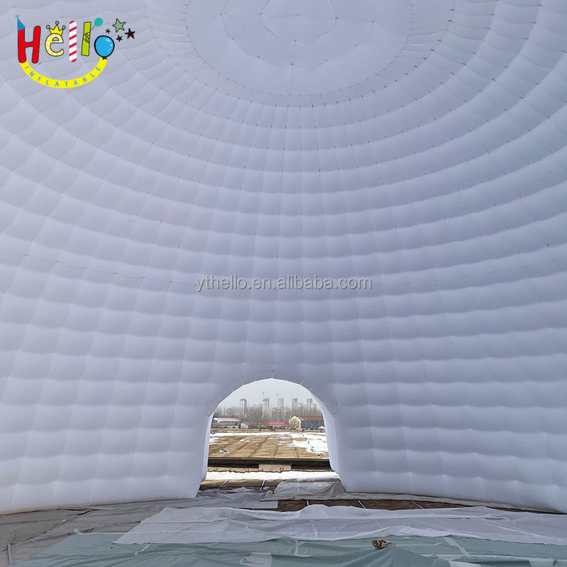 LED light inflatable igloo camping tent / outdoor garden igloo / inflatable igloo dome for sale