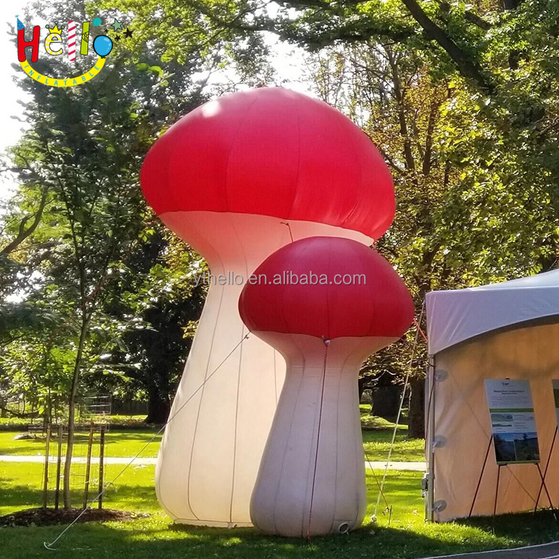 giant inflatable mushroom, color changing led mushroom