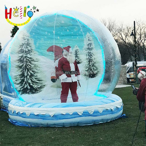 Inflatable Christmas Snowballs house custom giant inflatable snowball tents inflatable bubble tent for rental