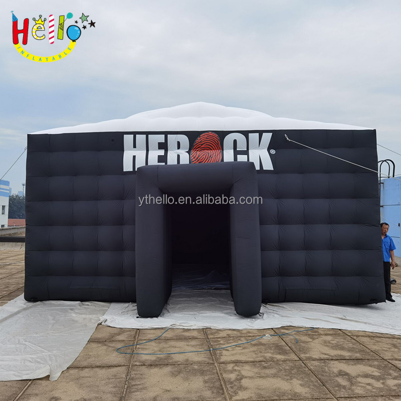 LED inflatable nightclub tent Inflatable Event Tent Cube Square Inflatable Tent