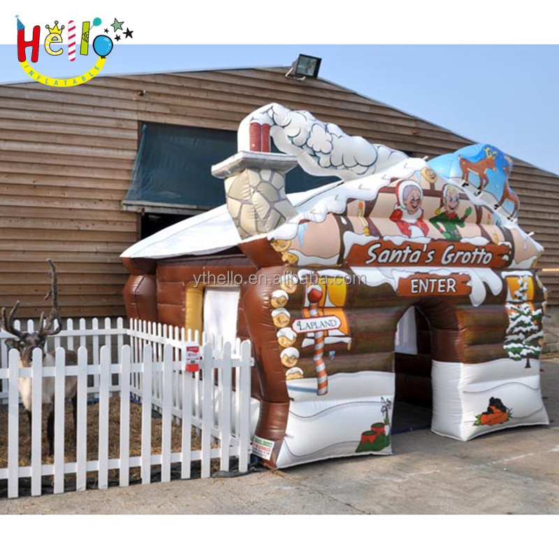 inflatable Camping Tent Hire Inflatable Christmas House Customize Inflatable Santa Grotto