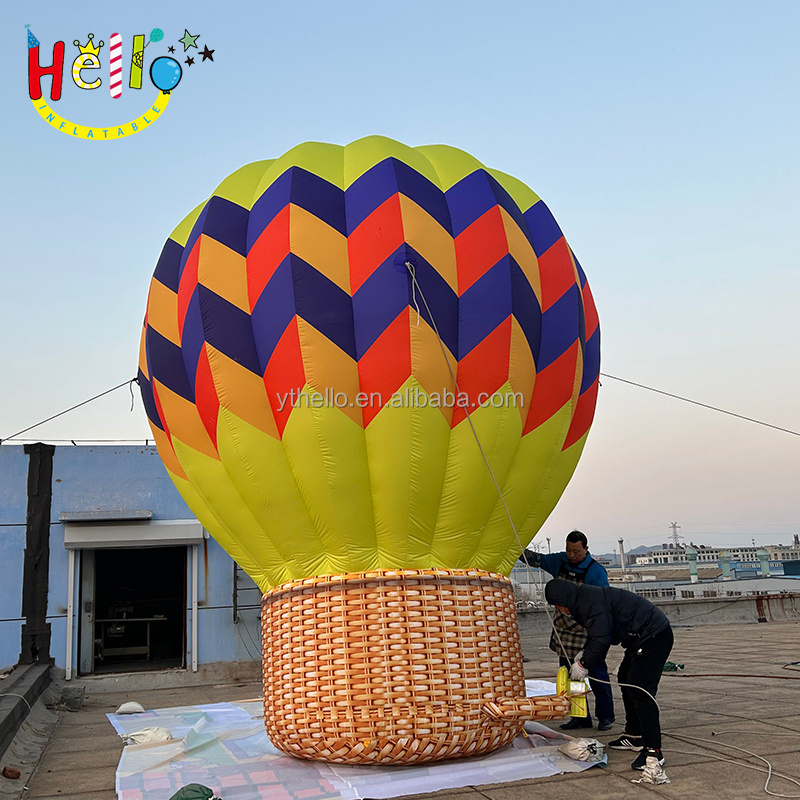 Custom Hot Air Balloon Festival Outdoor Giant Inflatable Advertising Balloon