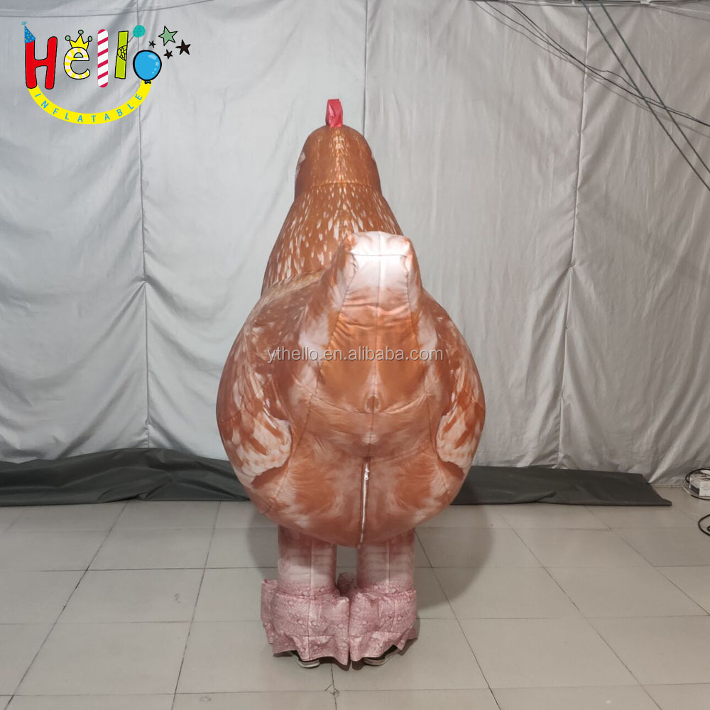 Fancy Dress Adult advertising inflatable chicken costume decoration cock walking Rooster hen costumes