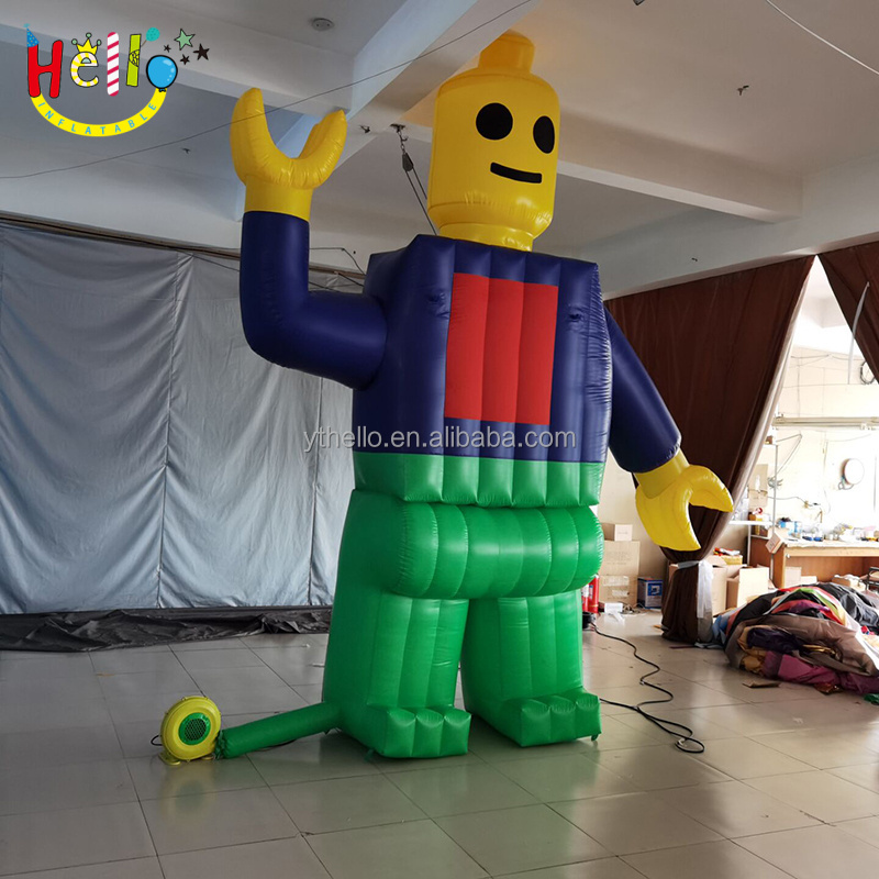 inflatable lego man cartoon model customized inflatable mascot