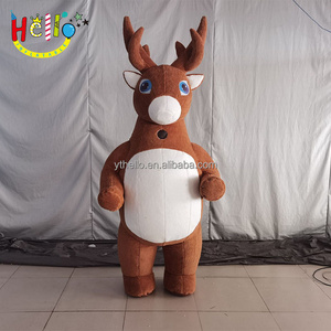 Christmas Celerbration Inflatable Cartoon Moose Inflatable Elk Costume Inflatable Christmas Deer Costume