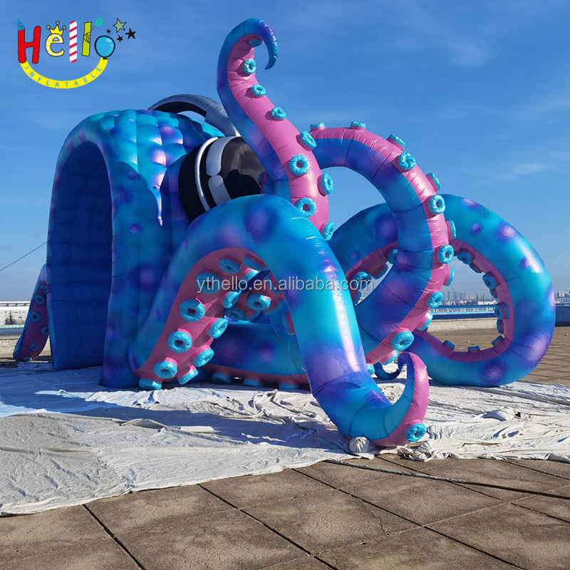 Ocean Event Inflatable Customized DJ Octopus Booth Concession Tent