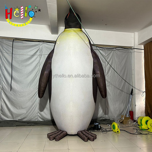 OEM Outdoor standing inflatable advertising model Giant inflatable Antarctic penguin