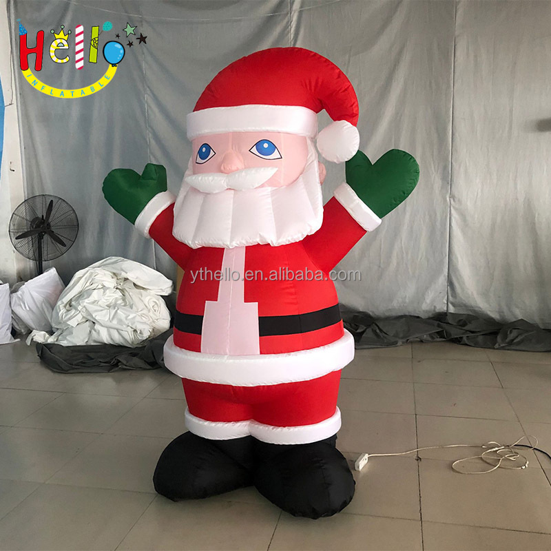 Xmas Patio Garden decorations inflatable christmas outside big size santa claus inflable