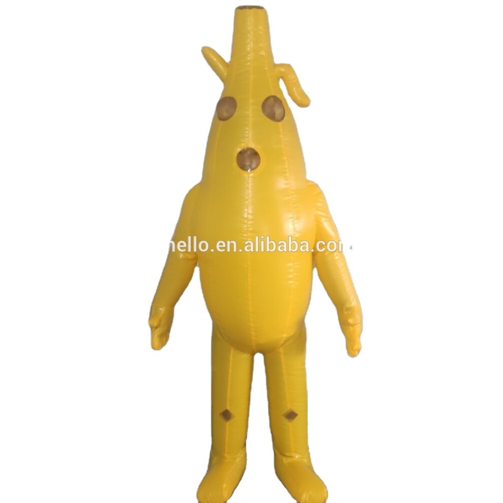 Halloween Cosplay Costumes Mascot Banana Inflatable Fruit pvc Costume