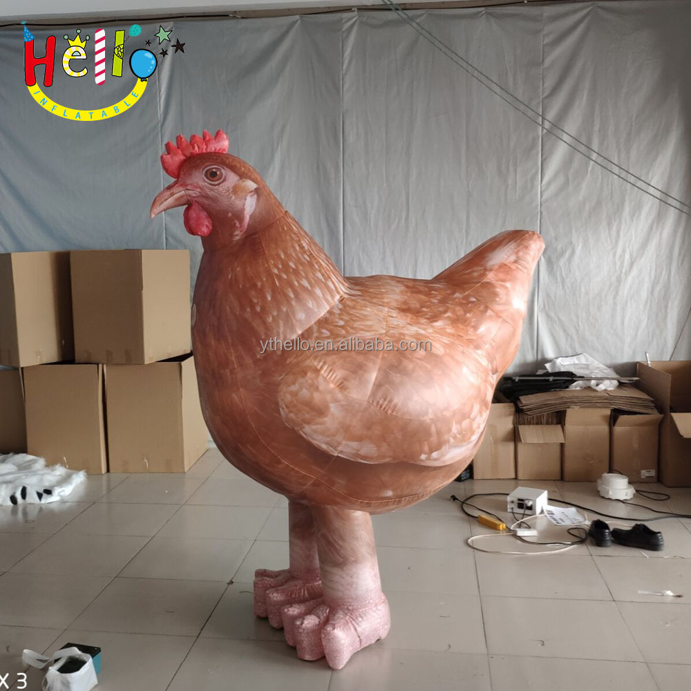 Event parada decoration inflatable hen costume inflatable chicken Cartoon animal costume for adult