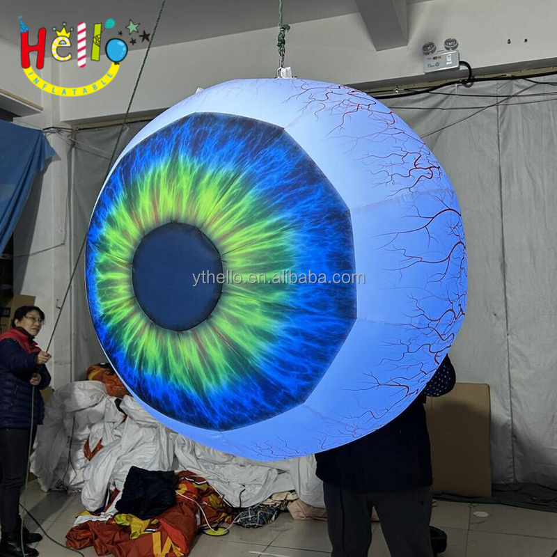 Halloween Decoration Giant Inflatable Ball Led Light Inflatable Eyeball