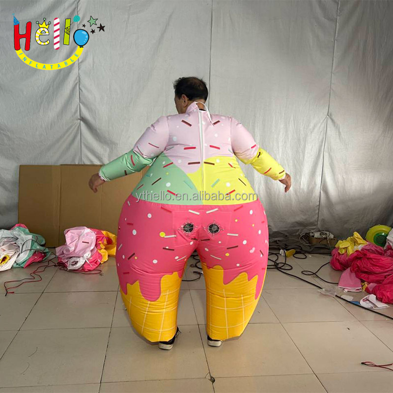 Adult Suit Blow Up Full Body Costume Colourful Inflatable Suit