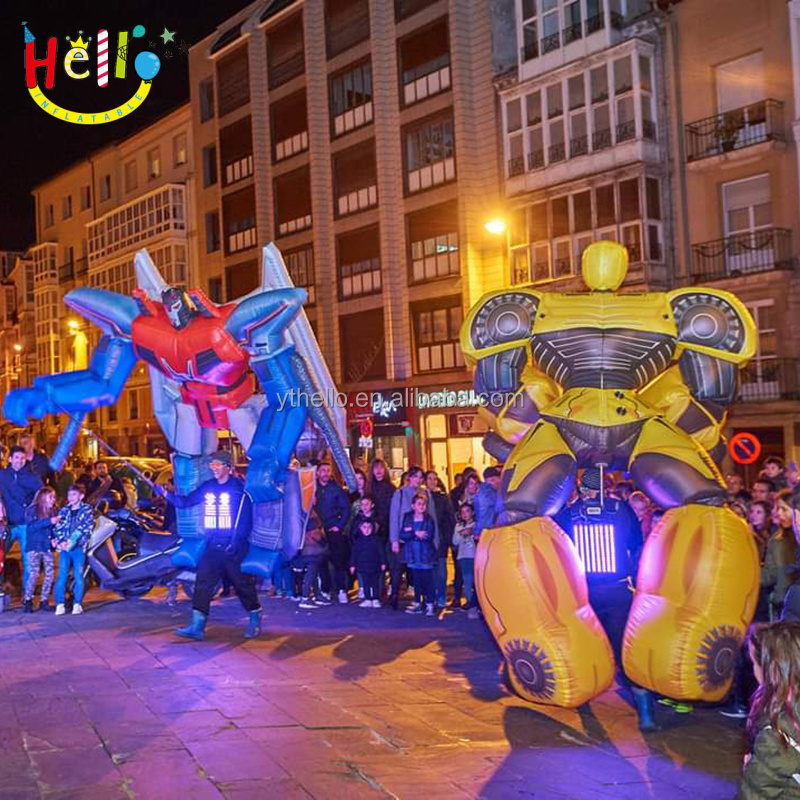 Fashion Attractive Design Giant Inflatable Robots Model Puppets Costume