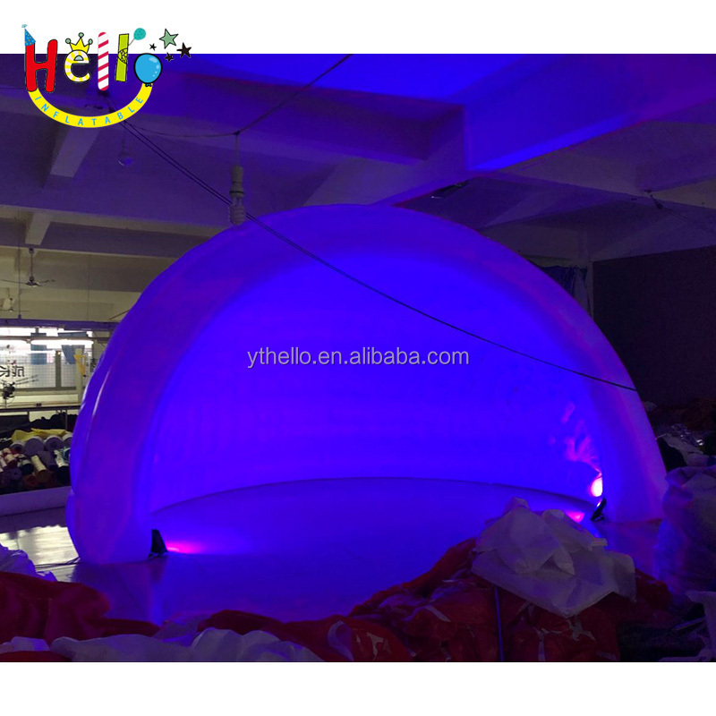 outdoor inflatable canopy festival half dome inflatable stage tent